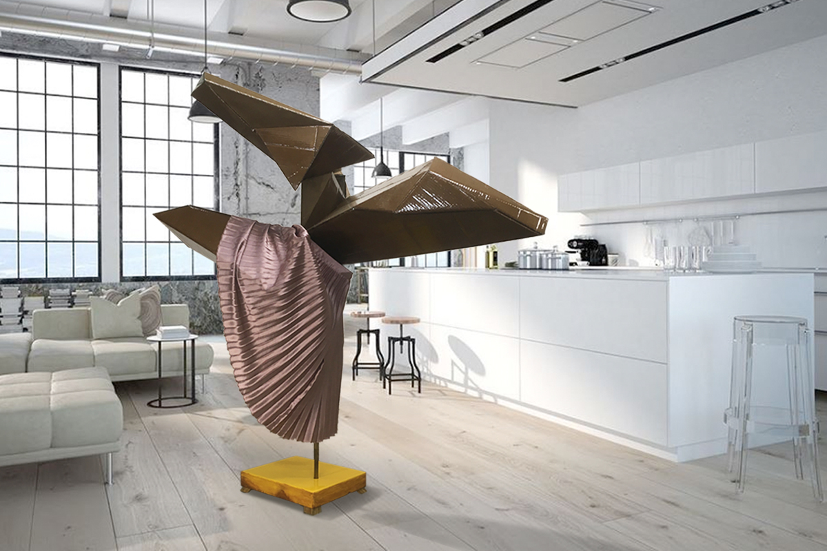 abstract dance sculpture